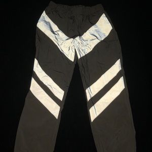Orange pants w/ 3M reflective stripes